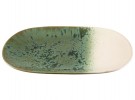 Tallerken ant.grønn keramikk 33x29,5cm thumbnail