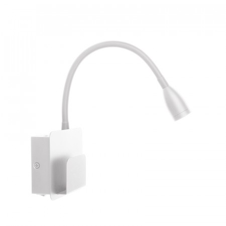 Vegglampe Design USB White